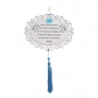 Mandala Oval Anjo da Guarda - Azul