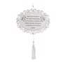 Mandala Oval Anjo da Guarda - Branco