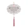 Mandala Oval Anjo da Guarda - Rosa