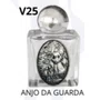 Porta água Benta Anjo da Guarda Vidro P - 10ml