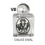 Porta água Benta Calice Oval Vidro P - 10ml