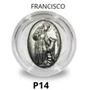 Porta Terço Acrílico + Mini Tercinho - Francisco