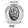 Porta Terço Acrílico + Mini Tercinho - São José