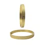 Pulseira Bracelete Aço Inoxidável Pai Nosso Dourado