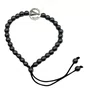 Pulseira de Hematita Cordão Regulável Aparecida - 6 unidades
